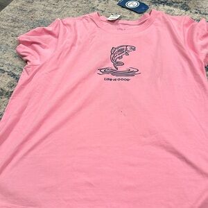 Life is good fish shirt